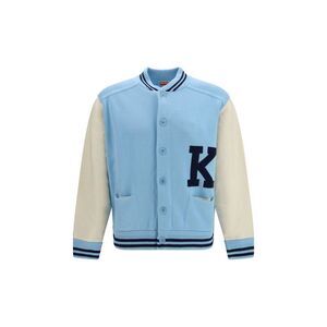Kenzo Blue Wool Oves Aries Men's Bomber